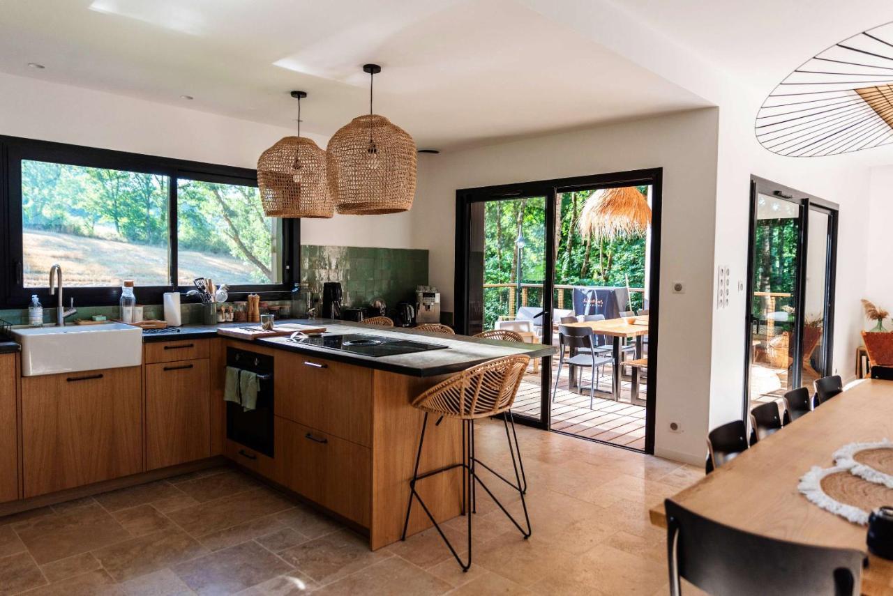 Bed and Breakfast Dans Les Arbres Lanta Exteriér fotografie