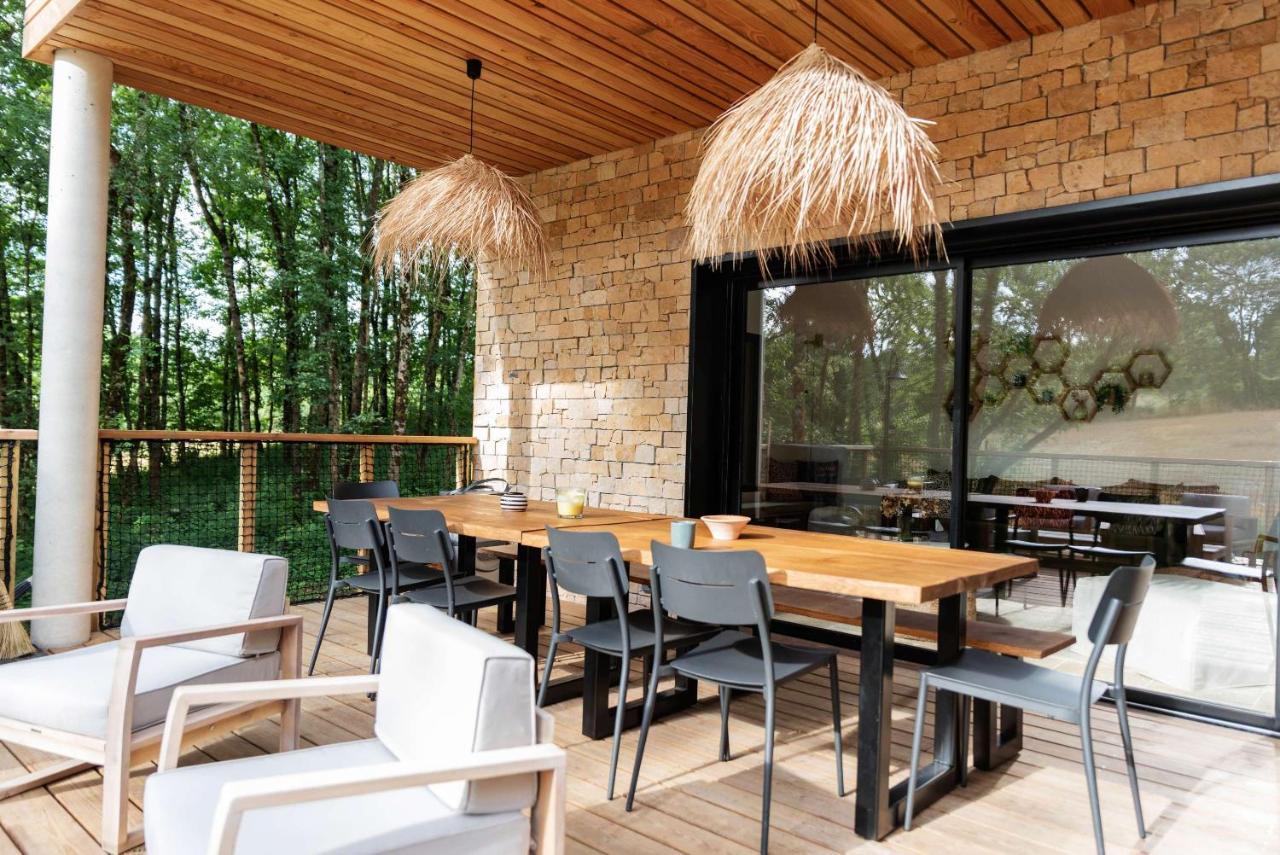 Bed and Breakfast Dans Les Arbres Lanta Exteriér fotografie